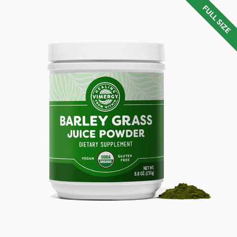 Vimergy® Organisches Gerstengrassaft Pulver Barleygrass, 250g
