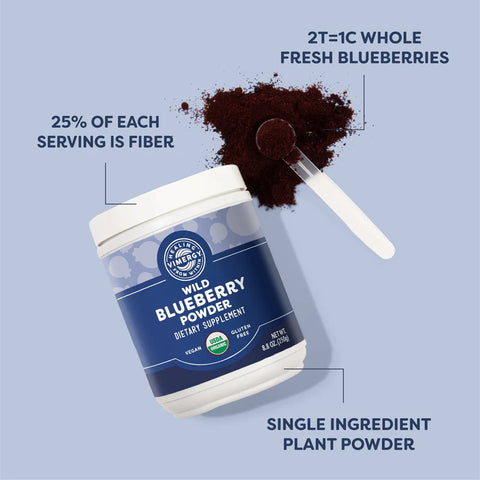 Vimergy® Wilde Blaubeere (Wild Blueberry) Pulver, 250g